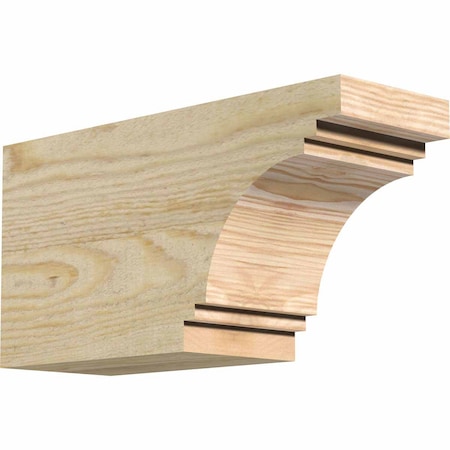 Ekena Millwork Pescadero Rough Sawn Rafter Tail, Douglas Fir, 4"W x 6"H x 12"L RFT04X06X12PEC00RDF